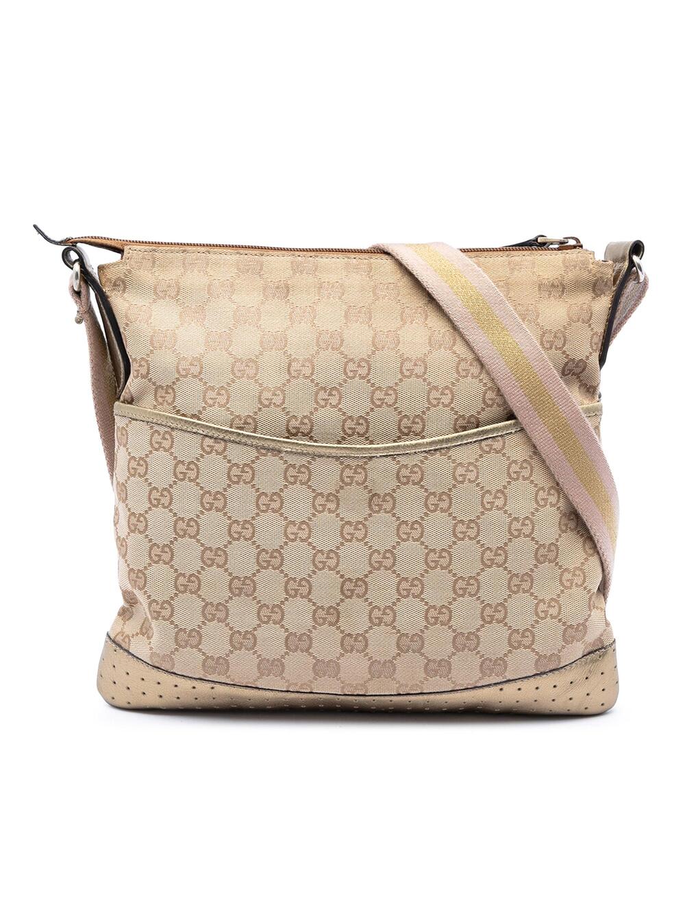Gucci Zip Messenger Bag Gg Canvas With #298149G74B